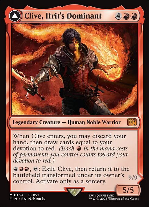Commander - Clive, Ifrit's Dominant