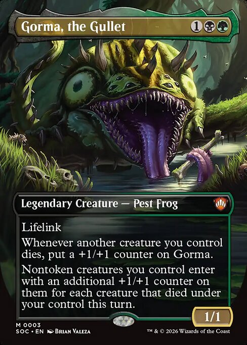 Commander - Gorma, the Gullet