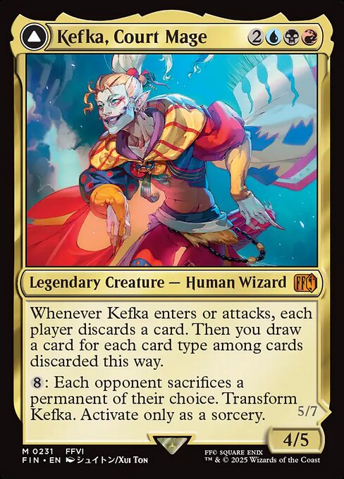 Commander - Kefka, Court Mage