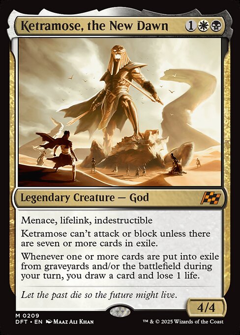 Commander - Ketramose, the New Dawn