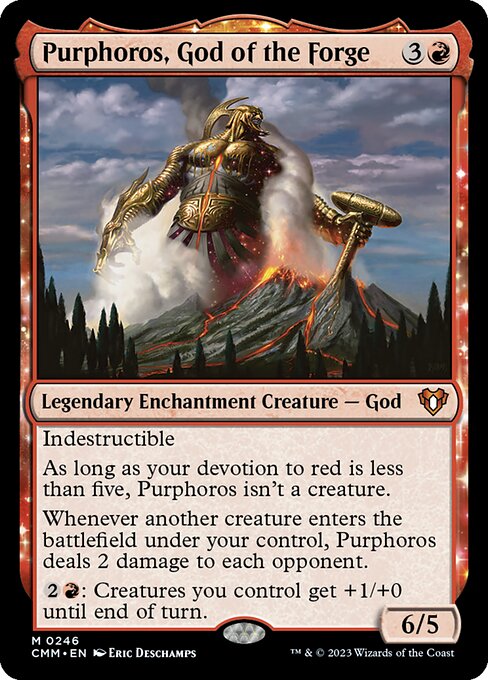 Commander - Purphoros, God of the Forge