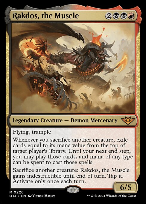 Commander - Rakdos, the Muscle