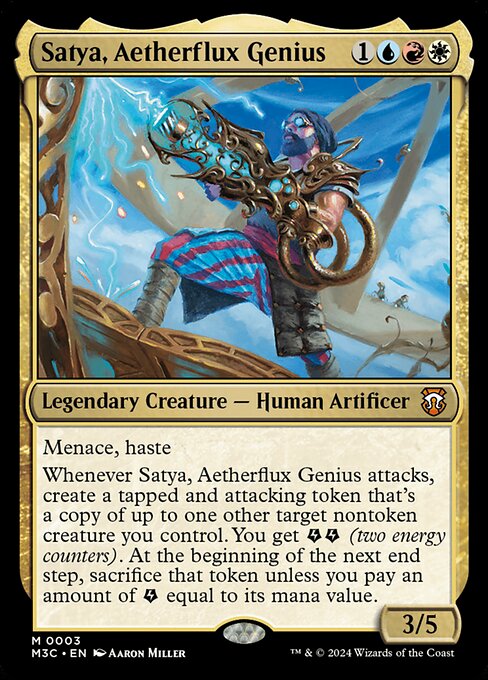 Commander - Satya, Aetherflux Genius