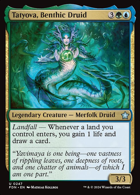 Commander - Tatyova, Benthic Druid