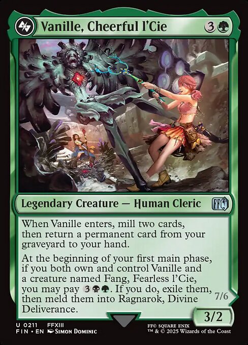 Commander - Vanille, Cheerful l'Cie