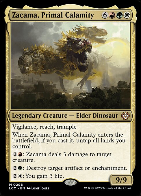 Commander - Zacama, Primal Calamity